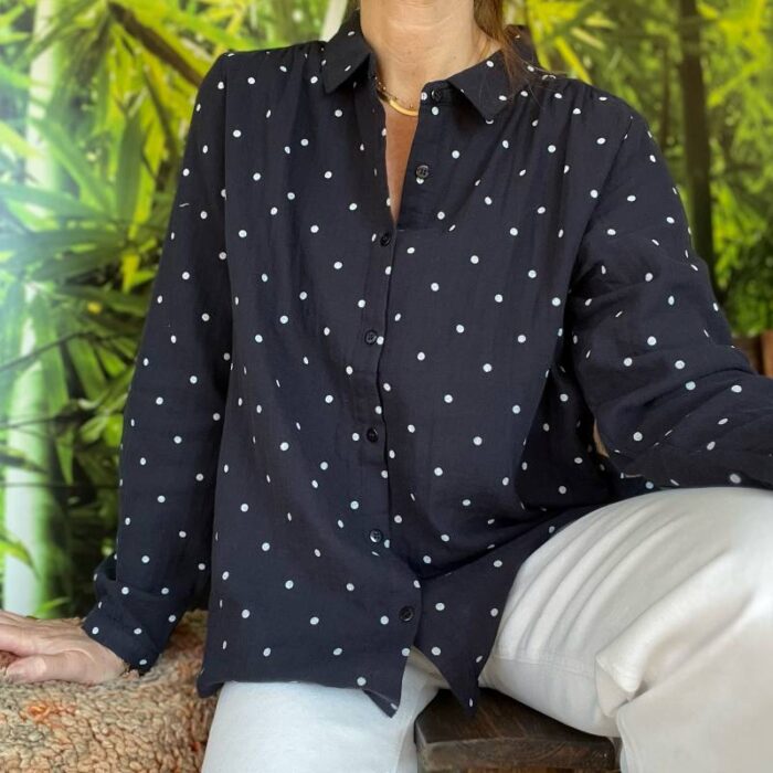 Blusa Laura Azul - Imagen 2