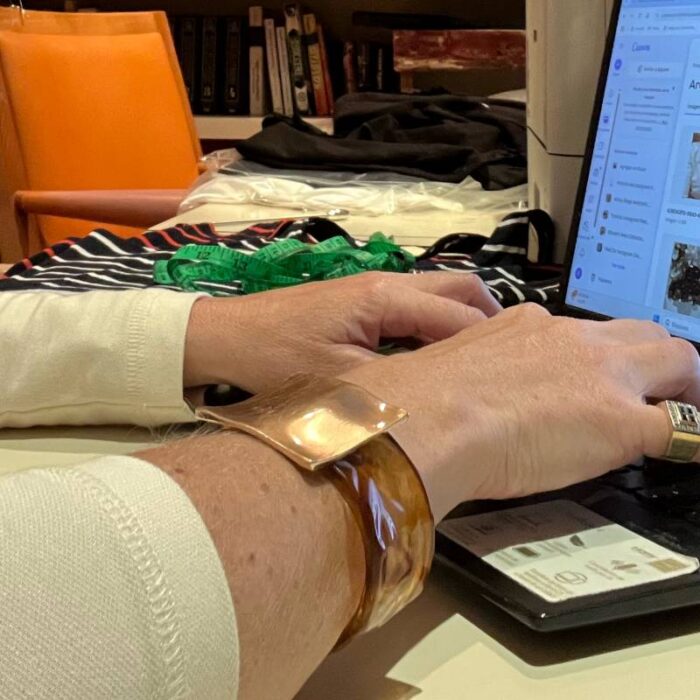Pulsera Esclava Metal/Carey - Imagen 2