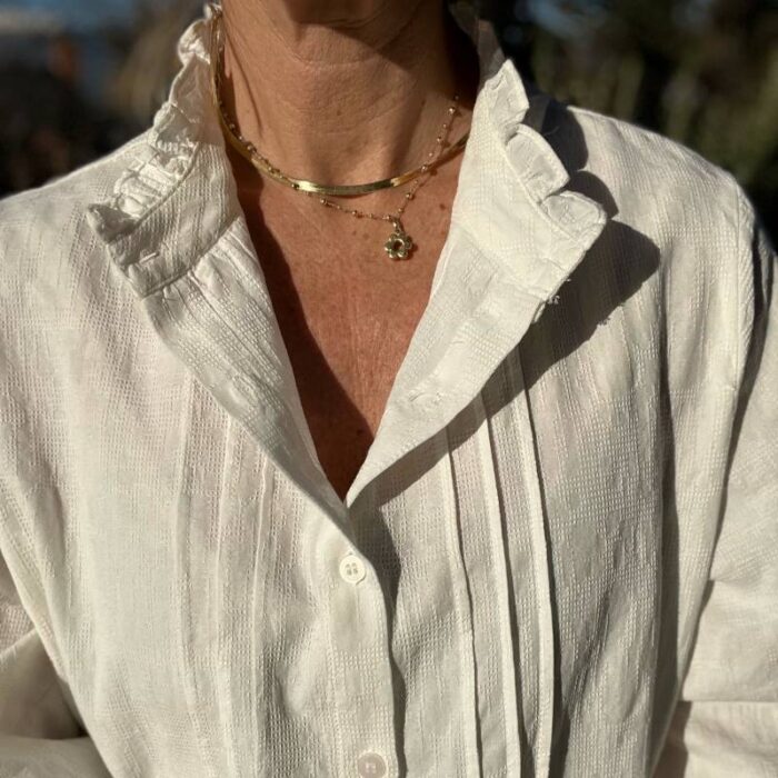 Blusa Graciela Blanca - Imagen 2