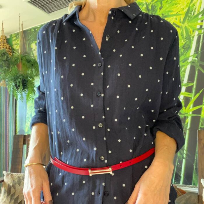 Blusa Laura Azul - Imagen 2