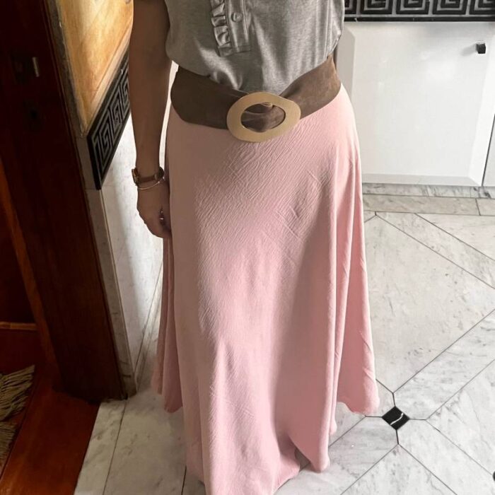 Pollera Carolina Rosada