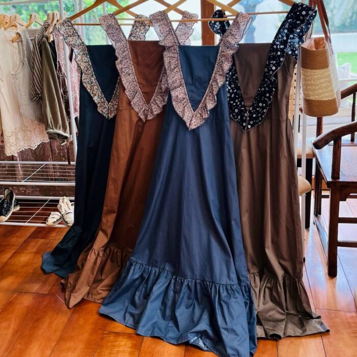 Vestido Luxury Café - Imagen 3