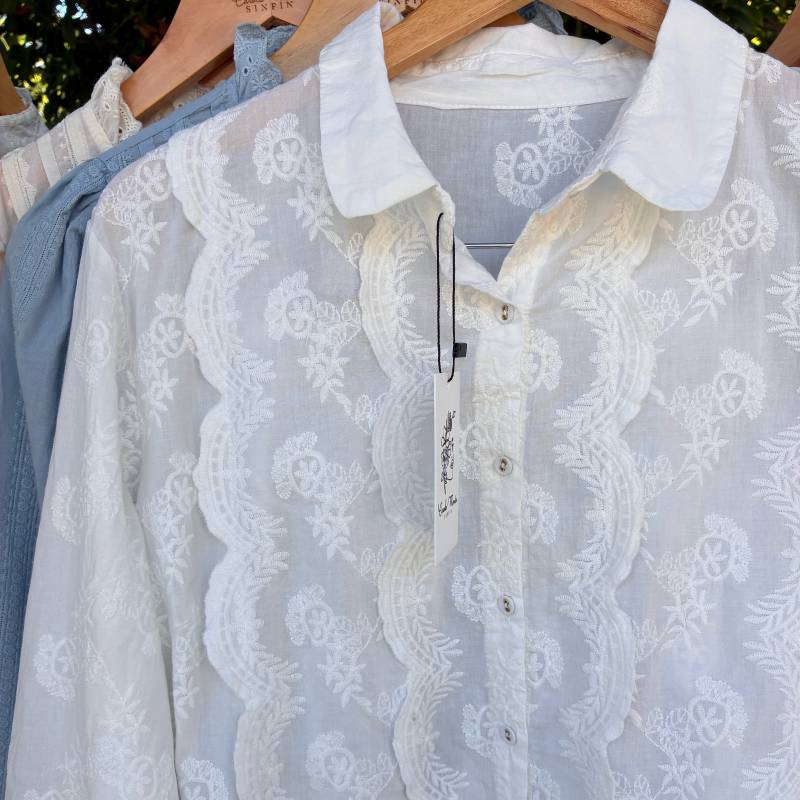 Blusa Candelaria Blanca - Imagen 2